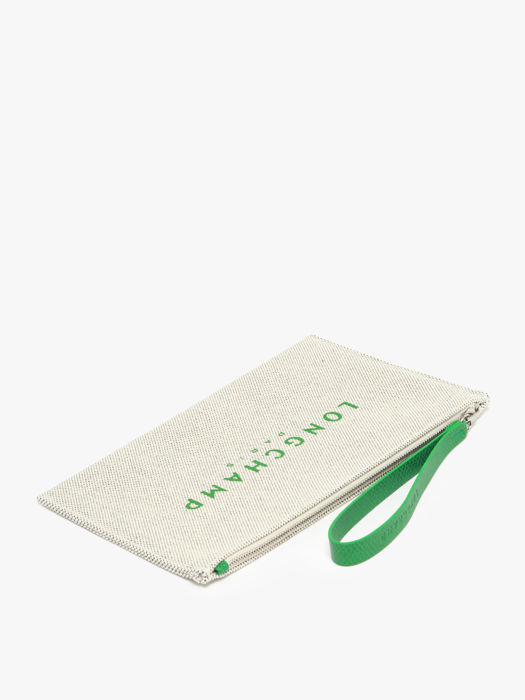 Longchamp Essential toile Clutches Green