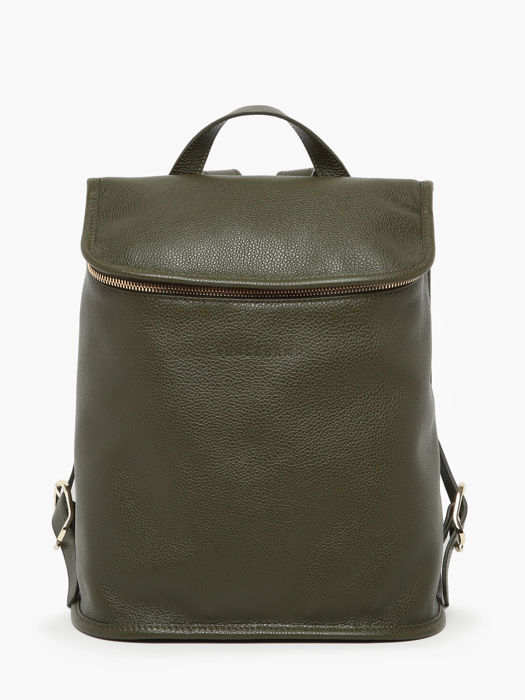 Longchamp Le foulonné Backpack Green