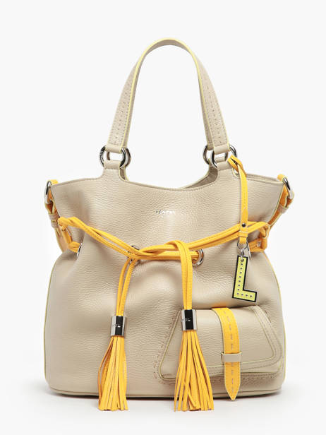 Sac Seau M Premier Flirt Multico Cuir Lancel Beige premier flirt A12363