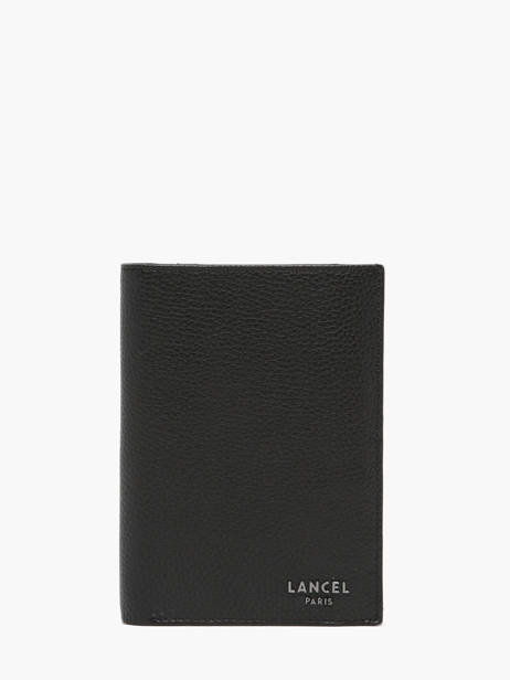 Portefeuille Côme Cuir Lancel Noir come A12883