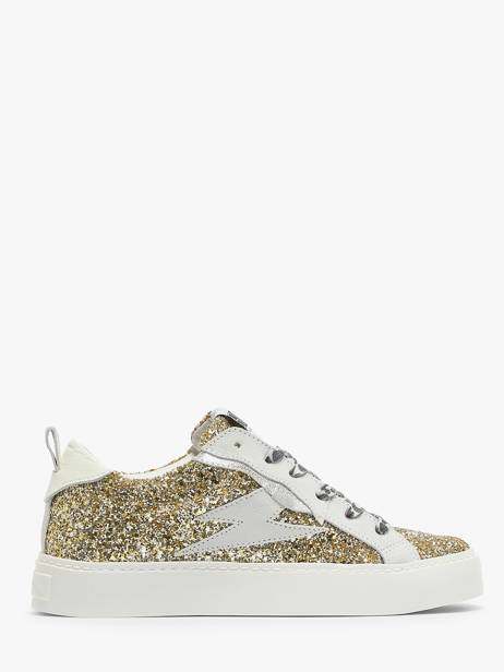 Sneakers Viken In Leather Semerdjian Gold women VIKE9586