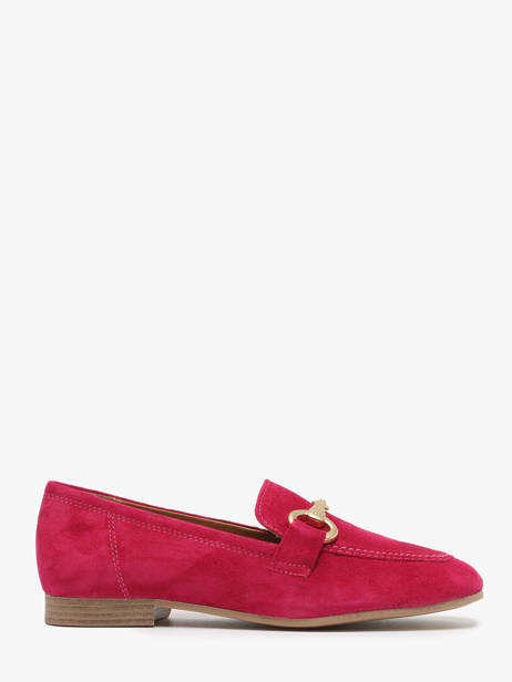 Moccasins In Leather Tamaris Pink women 42