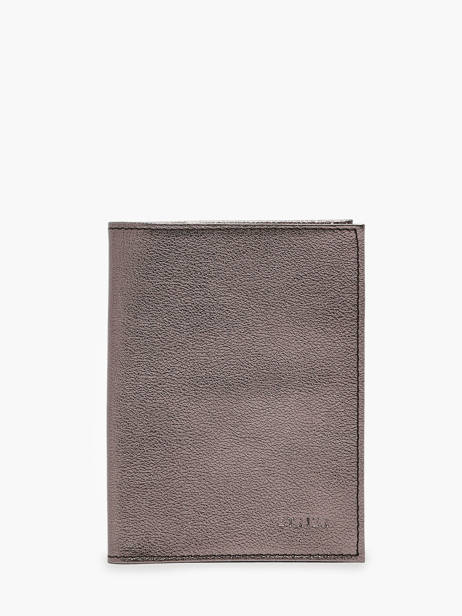 Leather Etincelle Passport Holder Etrier Pink etincelle irisee EETI025