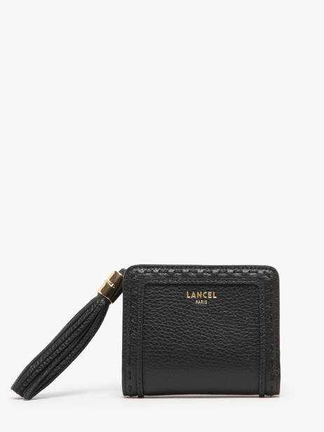 Compact Leather Premier Flirt Wallet Lancel Black premier flirt A12800
