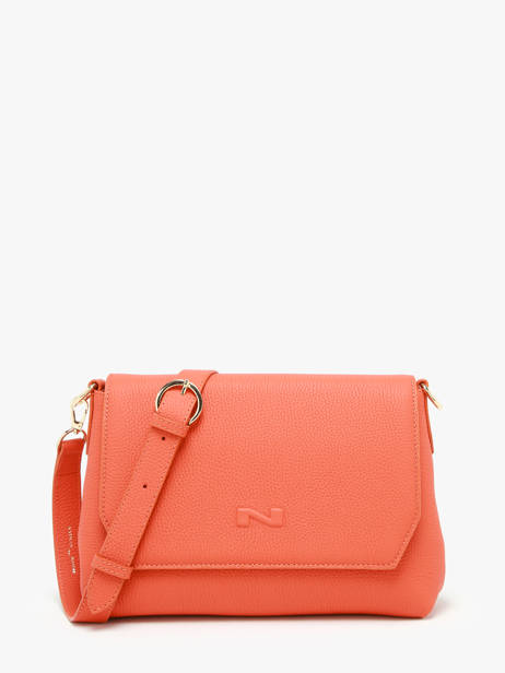 Sac Bandoulière Tycia Cuir Nathan baume Orange victoria 89