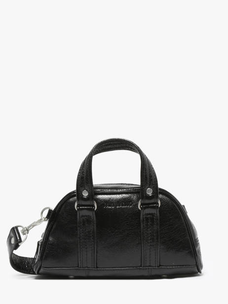 Leather Mini Bowling Éclipse Bag Paul marius Black eclipse MINIBECL