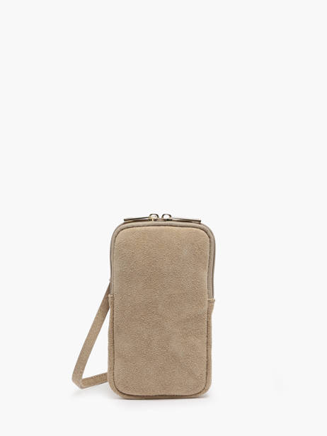 Sac Bandouliere Velvet Cuir Milano Beige velvet 936024