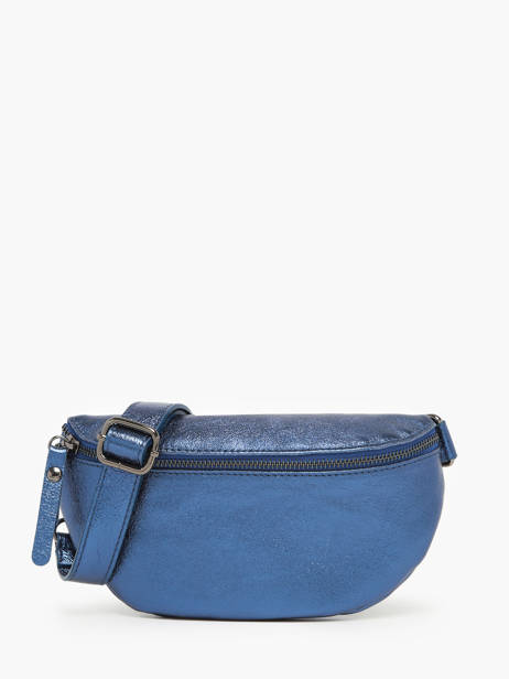 Sac Banane Nine Cuir Milano Bleu nine NI19091N