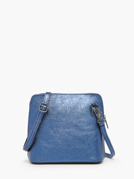 Sac Bandoulière Nine Cuir Milano Bleu nine NI23117N