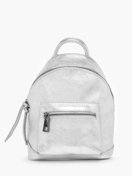 Leather Nine Backpack Milano Silver nine NI23066
