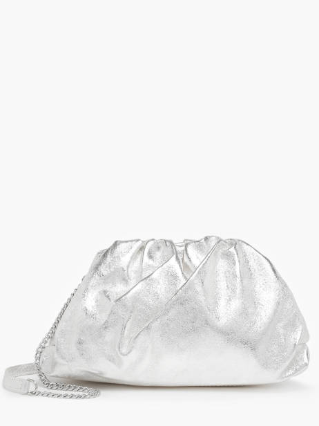 Shoulder Bag Nine Leather Milano Silver nine NI23112