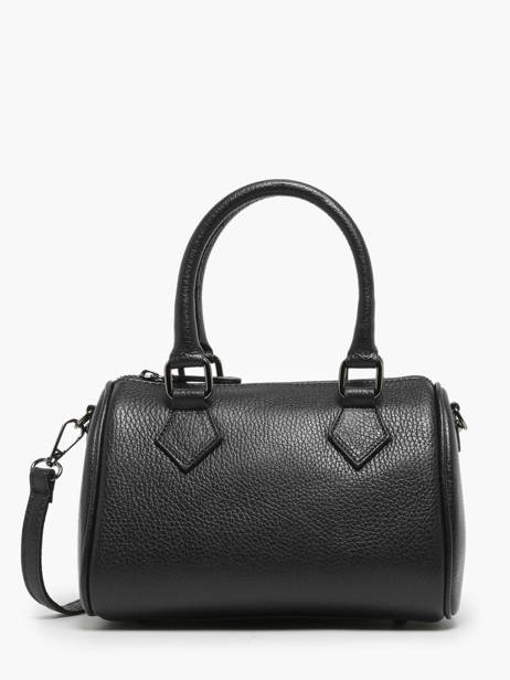 Leather Caviar Bowling Bag Milano Black caviar CA23115