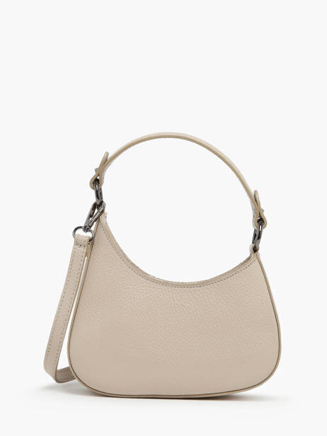 Leather Caviar Crossbody Tas Milano Beige caviar CA23118