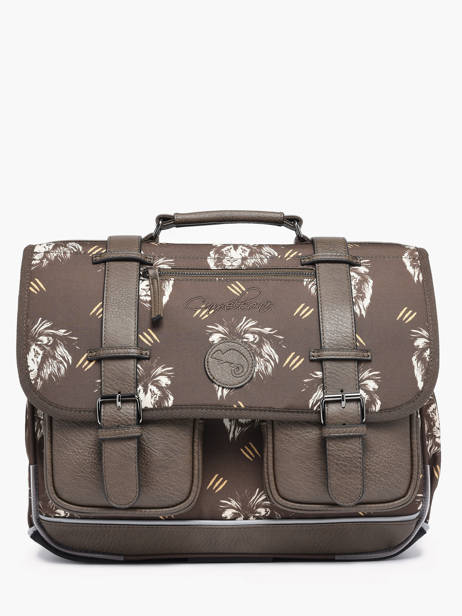 Satchel 2 Compartments Cameleon Brown vintage urban 27