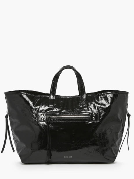 Satchel Jess Metallic Finish Great by sandie Black jess PU