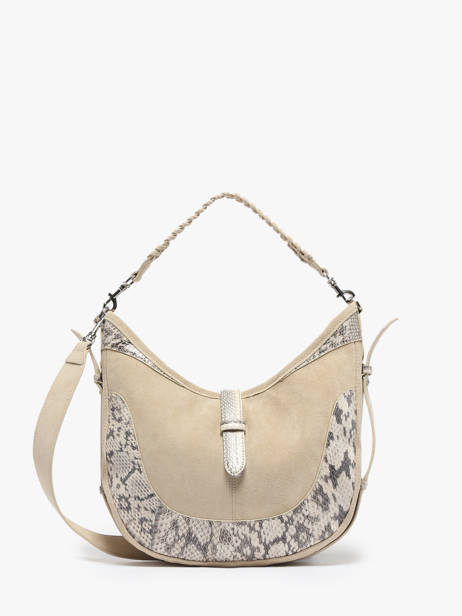 Sac Porté épaule Luna Cuir Great by sandie Beige luna SNA