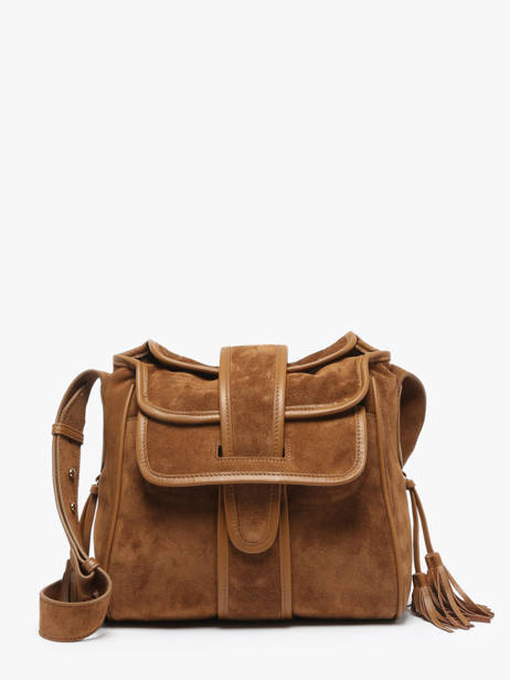 Sac Bandoulière Jim Cuir Great by sandie Beige jim LAM