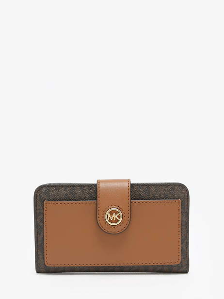 Porte-monnaie Michael kors Marron mk charm S4G0KF6B