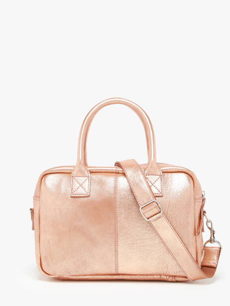 Sac Bandoulière Vintage Cuir Paul marius Rose vintage LEDANDYS vue secondaire 4