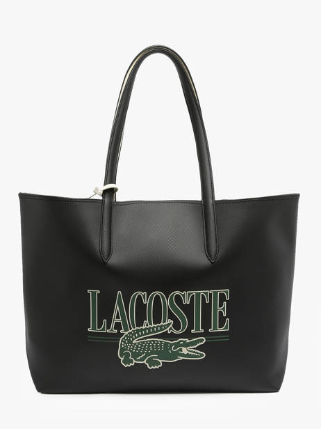 Shoulder Bag Anna Canvas Lacoste Black anna canvas NF4541AS