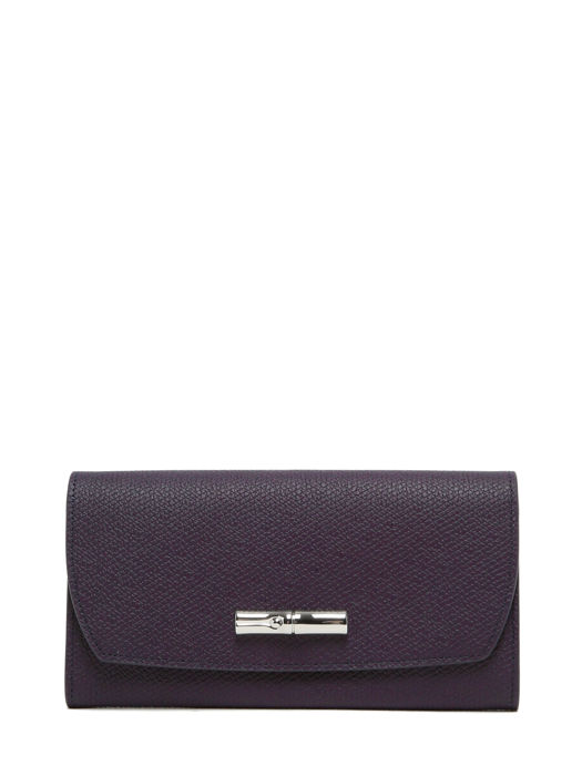 Longchamp Roseau Wallet Violet