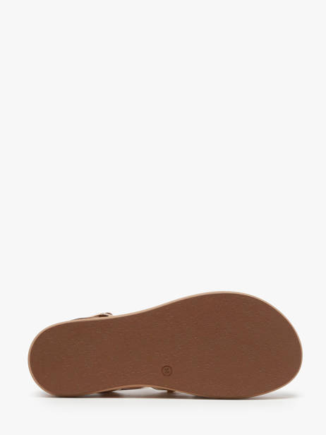 Sandales En Cuir Inuovo Or women A96020 vue secondaire 4