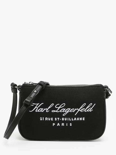 Shoulder Bag Hotel Karl Cotton Karl lagerfeld Black hotel karl 241W3206