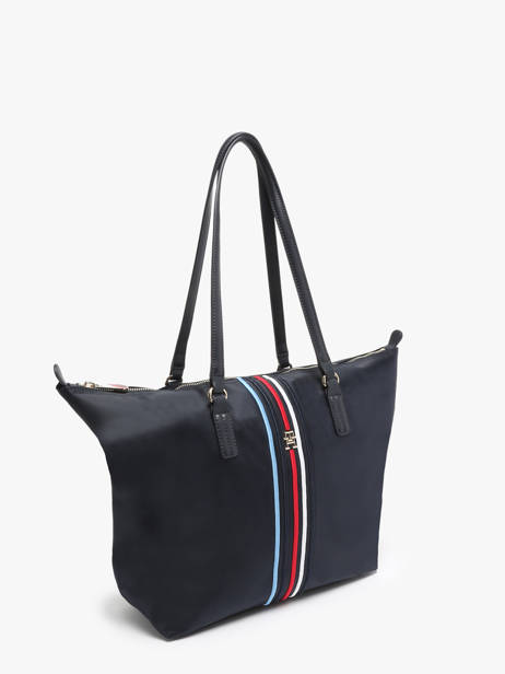 Shopping Bag Poppy Nylon Tommy hilfiger Blue poppy AW15981 other view 2