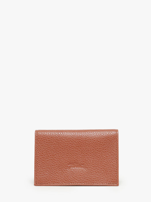 Longchamp Le foulonné Bill case / card case Brown