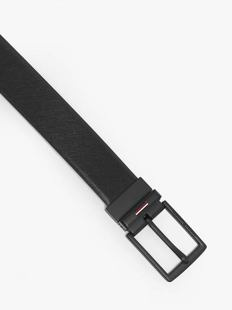 Ceinture Tommy hilfiger Noir business AM12178 vue secondaire 2