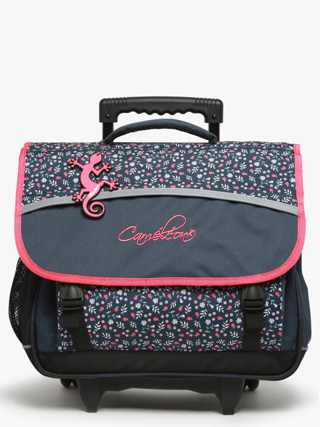 Cartable à Roulettes Enfant 3 Compartiments Cameleon Rose actual CR41