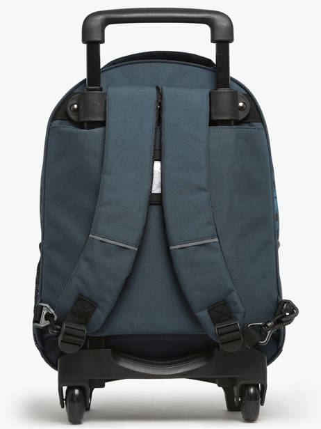 Wheeled Schoolbag Cameleon Blue actual SR39 other view 4