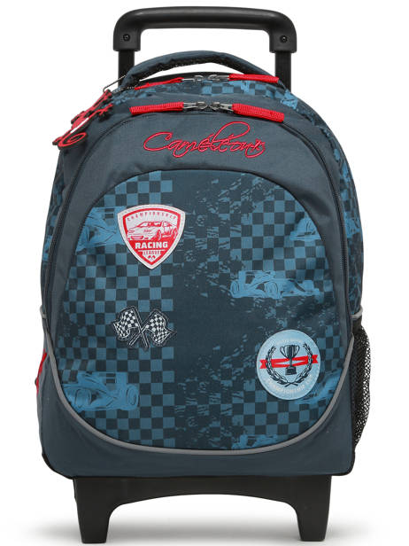 Wheeled Schoolbag Cameleon Blue actual SR39 other view 7
