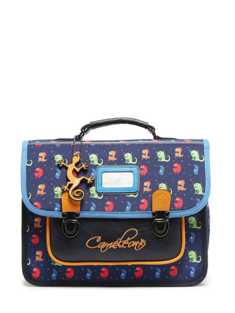 Cartable Enfant 1 Compartiment Cameleon Multicolore retro CA32 vue secondaire 5