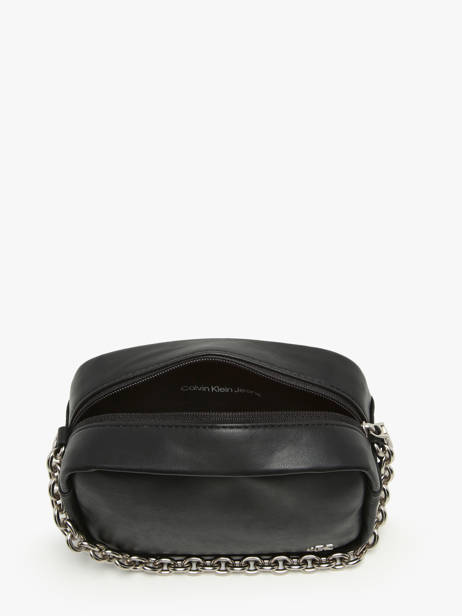 Sac Bandoulière Monochain Polyester Recyclé Calvin klein jeans Noir monochain K611949 vue secondaire 3