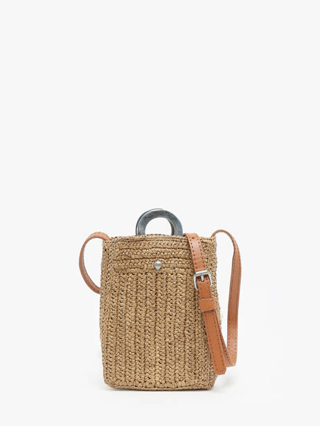 Sac Bandoulière L'atelier Du Crochet Le voyage en panier Beige l'atelier du crochet AM776
