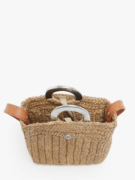 Sac Bandoulière L'atelier Du Crochet Le voyage en panier Beige l'atelier du crochet AM776 vue secondaire 4