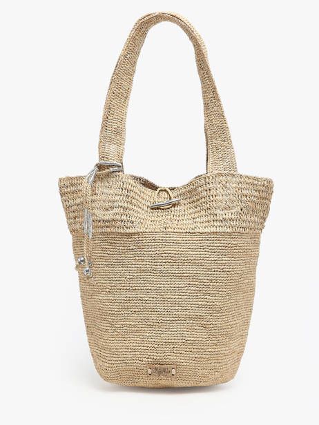 Shopping Bag L'atelier Du Crochet Raphia Le voyage en panier White l'atelier du crochet AM772