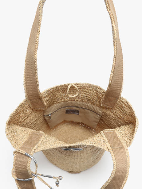 Shopping Bag L'atelier Du Crochet Raphia Le voyage en panier White l'atelier du crochet AM772 other view 3