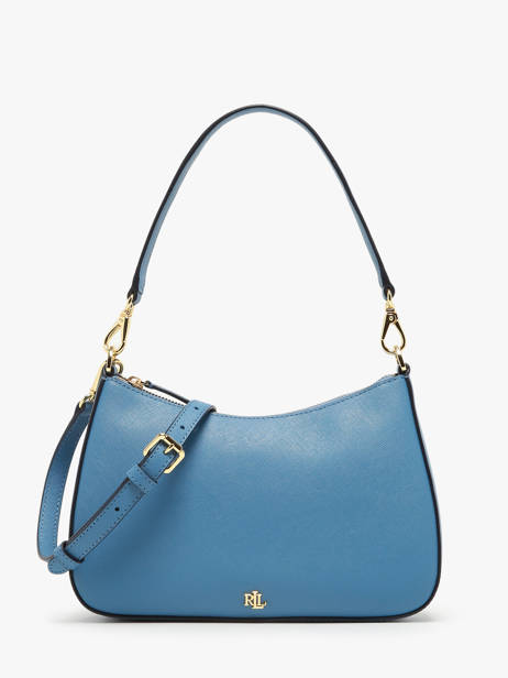 Sac Porté épaule Danni 26 Cuir Lauren ralph lauren Bleu danni 31883768