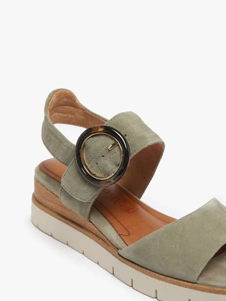 Sandals In Leather Tamaris Green accessoires 42 other view 1
