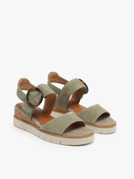 Sandals In Leather Tamaris Green accessoires 42 other view 2