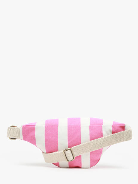 Striped Olivia Belt Bag Hindbag Pink rayures RA other view 4