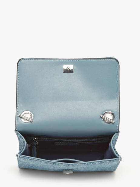 Sac Bandoulière Divina Denim Valentino Bleu divina denim VBS7SN03 vue secondaire 3