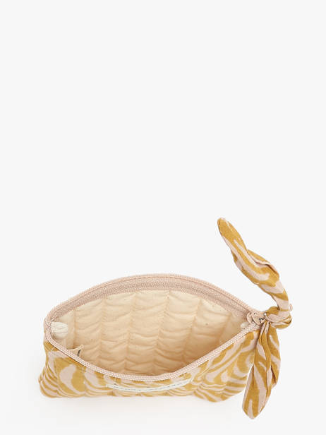 Coin Purse Bindi atelier Yellow zebra Z other view 1