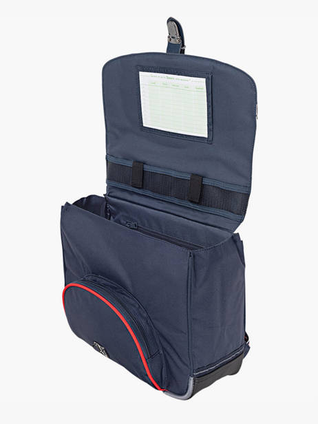 Cartable 1 Compartiment Tann's Rouge les fantaisies g 35125 vue secondaire 2