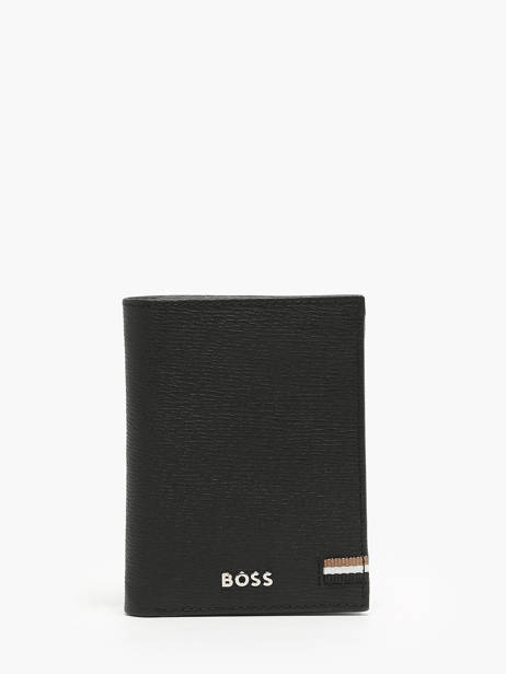 Porte-cartes Cuir Hugo boss Noir iconic HLE421A