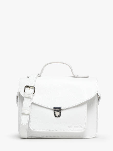 Leather Melle George Vedette Crossbody Bag Paul marius White vedette GEORGVED