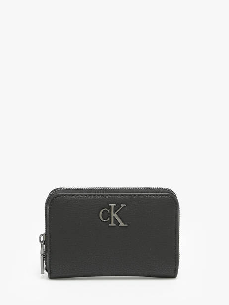 Portefeuille Calvin klein jeans Noir minimal mono K612262