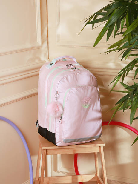 2-compartment Backpack Kipling Pink back to school KI5213 other view 5